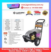 LUTIAN 18M25-4T4 Electric High Pressure Cleaner 4.0KW 3 Phase 170Bar Heavy Duty Washer