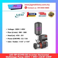 LEO BP-ECH10-50 INVERTER HORIZONTAL MULTISTAGE PUMP 220V/415V 2.2KW 3.0HP