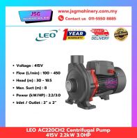 LEO ACM220CH2 / AC220CH2 Centrifugal Water Pump 220V / 415V 2.2kW 3.0HP