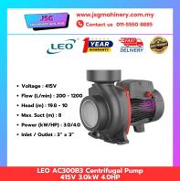 LEO AC300B4 Centrifugal Water Pump 415V 3kW 4HP