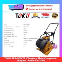 TOKU TKP-90WTS Vibratory Plate Compactor 90kg Petrol Engine 16.5kN