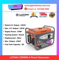 LUTIAN LT2500N-4 Petrol Generator 2.2KW 5.5HP 163CC Portable Gasoline Generator Recoil Start