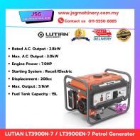 LUTIAN LT3900N-7 / LT3900EN-7 Petrol Generator 3.0KW 7.0HP 208CC Portable Gasoline Generator Recoil Start / Electric Start