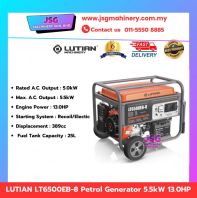LUTIAN LT6500EB-8 Petrol Generator 5.5KW 13.0HP Gasoline Generator Portable Power Generator Electric & Recoil Start