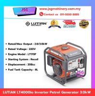 LUTIAN LT4000io Inverter Petrol Generator 3.0KW 3000W Gasoline Generator Portable Power Generator