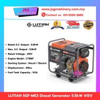 LUTIAN 5GF-ME3 5.5KW Diesel Generator 415V Three Phase Electric Start Genset
