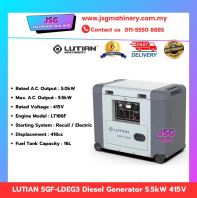 LUTIAN 5GF-LDEG3 5.5KW Diesel Generator 415V Three Phase Electric Start Genset