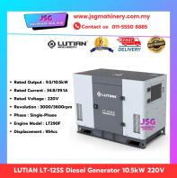LUTIAN LT-12SS 10.5KW Diesel Generator 220V Electric Start Portable Genset