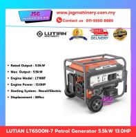 LUTIAN LT6500N-7 5.5KW Petrol Generator 13.0HP Electric Start Portable Genset