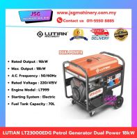LUTIAN LT23000EDG 18KW Petrol Generator Dual Power 230V/400V Electric Start Genset