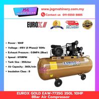 EUROX GOLD EAW7735G 350L 10HP 8BAR Air Compressor