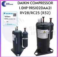 DAIKIN 1.0HP R32 AIR CONDITIONER COMPRESSOR (MODEL : 9RSI02DAA21 / RV28 / RC25)
