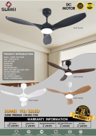 SUMEI Ceiling Fan 193/52LED