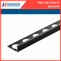 PVC Tile Trim 8" (Black) 20pcs/bag
