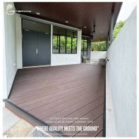 Outdoor WPC Decking - Dark Brown