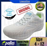PALLAS JAZZ ULTRA LIGHT WEIGHT WHITE SPORT SHOES 3060217W / Ringan KASUT LATIHAN PUTIH