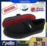 Pallas Jazz School Shoes Black Shoe Single Velcro Strap 204038BK Kasut Sekolah Kasut Hitam