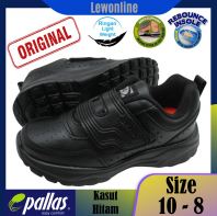 Pallas Jazz School Shoes Black Shoe Single Velcro Strap 2050214BK Kasut Sekolah Kasut Hitam