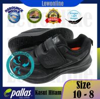 Pallas Jazz School Shoes Black Shoe Single Velcro Strap 2050223BK Kasut Hitam Kasut Sekolah