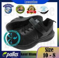 Pallas Jazz School Shoes Black Shoe Single Velcro Strap 2050225BK Kasut Hitam Kasut Sekolah