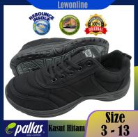 Pallas Jazz School Shoes Black Shoe Lo Cut Shoe Lace 3060218BK Kasut Hitam Kasut Sekolah