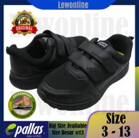 PALLAS JAZZ SCHOOL SHOE 3060209BK BLACK SHOE DOUBLE STRAP / Kasut Hitam / Kasut Sekolah