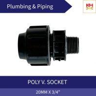 Poly V. Socket 20MM X 3/4"