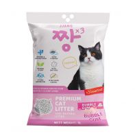 Jjang Bentonite Cat Litter 5L (Bubble Gum)