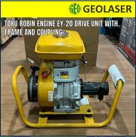 Toku ROBIN EY-20D / EY20 5.0HP Petrol Engine Complete with Frame and Couplings for Concrete Vibrator and Submersible Pump