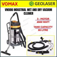 VOMAX VMX80 3-Motor 4500W Industrial Vacuum Cleaner