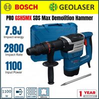 BOSCH PRO GSH 5MX SDS Max Demolition Hammer 06113389L1 | 1100W, 7.8J GSH5MX