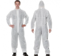 Disposable Cleanroom PPE Suit Coverall