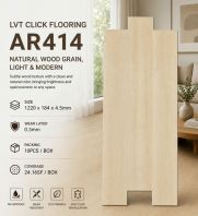 ��GORGEOUS�� Vinyl Click Flooring 4.5 MM - AR 414