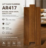 ��GORGEOUS�� Vinyl Click Flooring 4.5 MM - AR 417