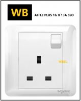 SCHNEIDER AFFLE PLUS 13A SWITCHED SOCKET OUTLET A3G15_WE_G11