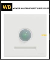 SCHNEIDER VIVACE E NIGHT FOOT LAMP WITH PIR SENSOR WHITE - KBNPFLIR_WE_G11