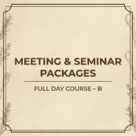 Meeting & Seminar Packages B   Full Day Course
