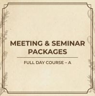 Meeting & Seminar Packages A   Full Day Course