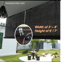 Outdoor Wooden Blinds