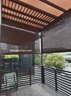 Outdoor Wooden Blinds