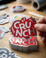 Bubble Free Silver Sticker