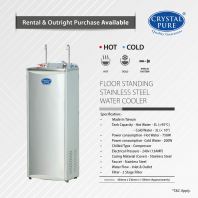 Floor Standing Stainless Steel Water Cooler (Hot / Cold)