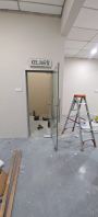 tempered glass door