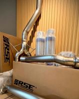 RSE Full Titanium Muffler for Honda Civic Type R FL5   Lightweight Performance Exhaust