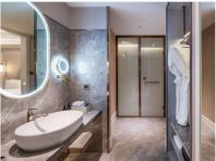 Panel Dinding SPC Corak Batu Terrazzo Marmar 4mm   Waterproof Bathroom Wall Panel