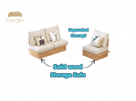 Solid Wood Storage Sofa SF706