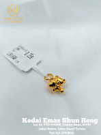 Loving Bear Hard Gold Charm