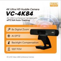 PAVAVISION VC-4K84 4K Ultra HD USB Conference Camera with AI Auto-Tracking