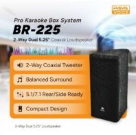 BR-225 5.25�� Coaxial Surround Speaker Malaysia  Home Theater & Karaoke Rear Speaker