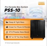 PSS10 10�� Active Subwoofer Malaysia  Compact Deep Bass for Home Theater & Karaoke